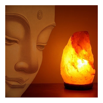 lampara de sal del himalaya para meditacion