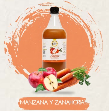 Pura Vida Kefir Manzana y Zanahoria x 1LT