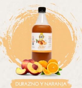 Pura Vida Kefir Durazno y Naranja x 1LT