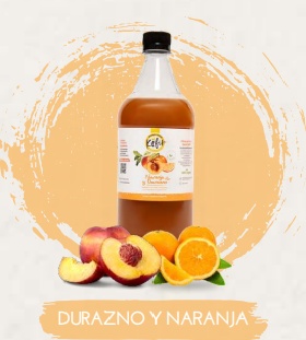 Pura Vida Kefir Durazno y Naranja x 1LT