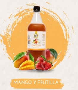 Pura Vida Kefir Mango y Frutilla x 1LT