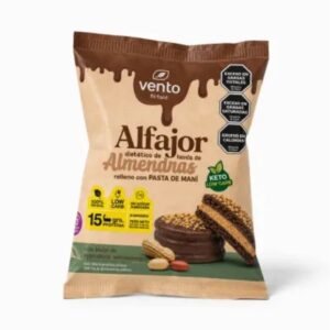 VENTO ALFAJOR PASTA DE MANI C/H.DE ALMENDRAS